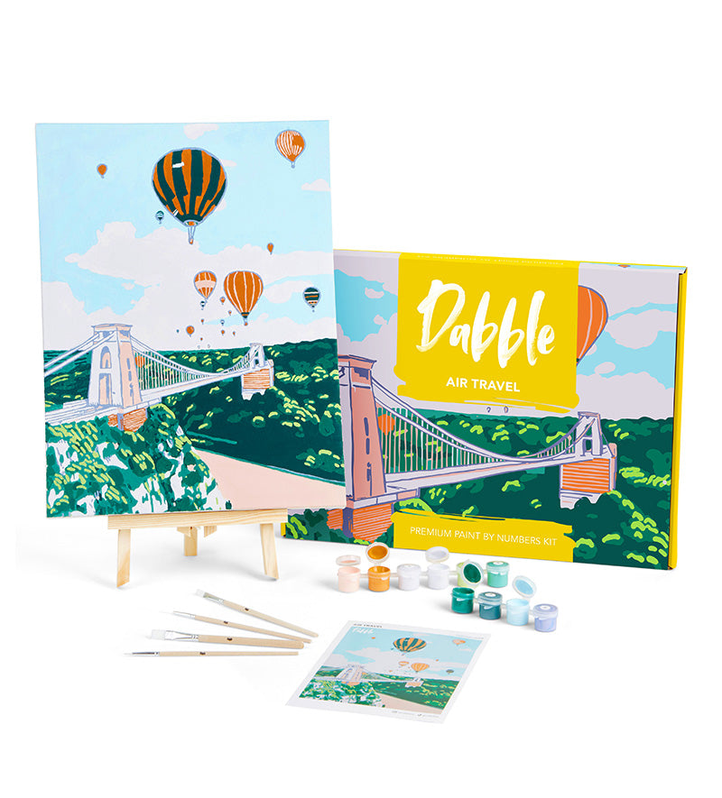 Premium Paint by Numbers Kit for Adults - Air Travel