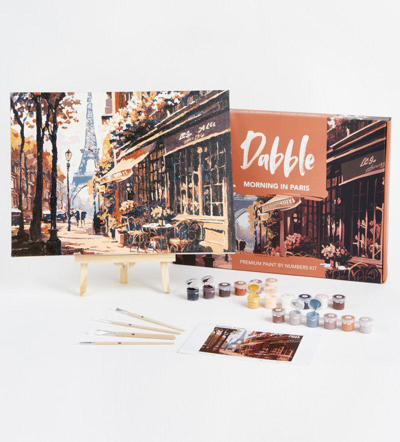 Premium Paint by Numbers Kit for Adults - Morning in Paris